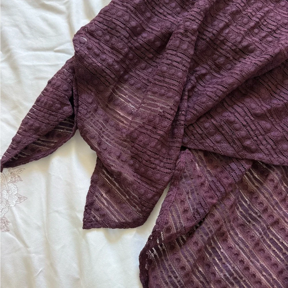 Free People | Lila Lace Maxi Slip Plum Dress - S - Picture 3 of 4